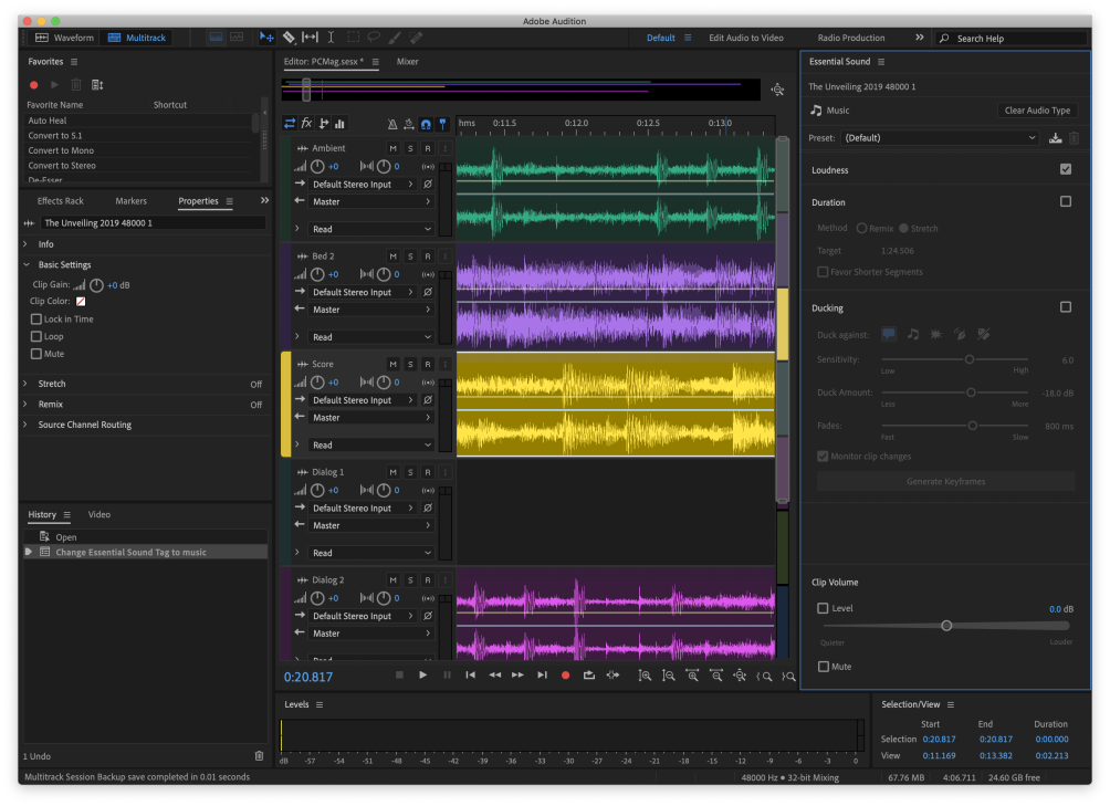 adobe audio editing software for mac