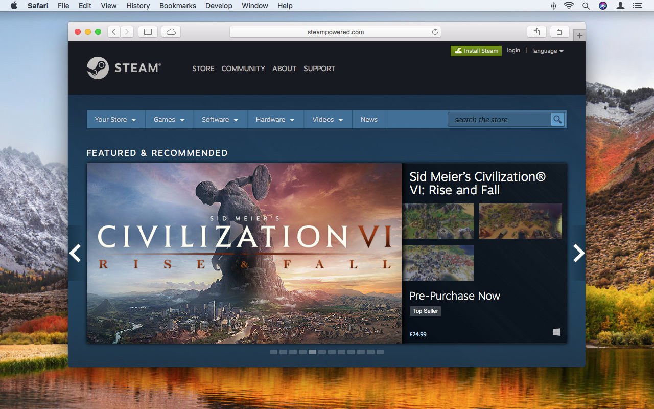 games for steam on mac